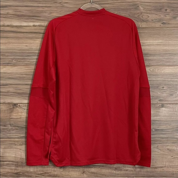 Adidas MLS New York Red Bulls FC Training Long Sleeve Track Shirt Size L New - Picture 2 of 4